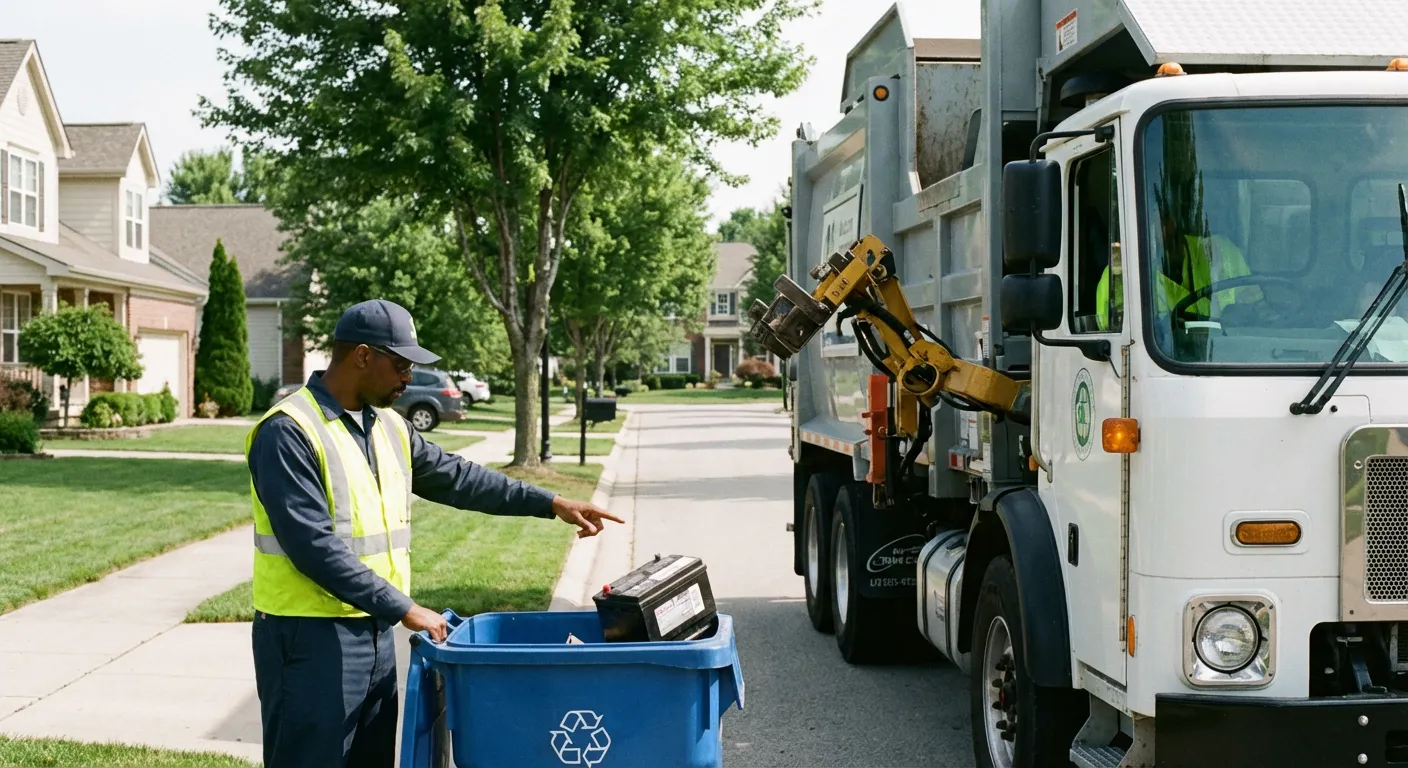 Prohibited items and hazardous materials for dumpster rental in Chandler, AZ