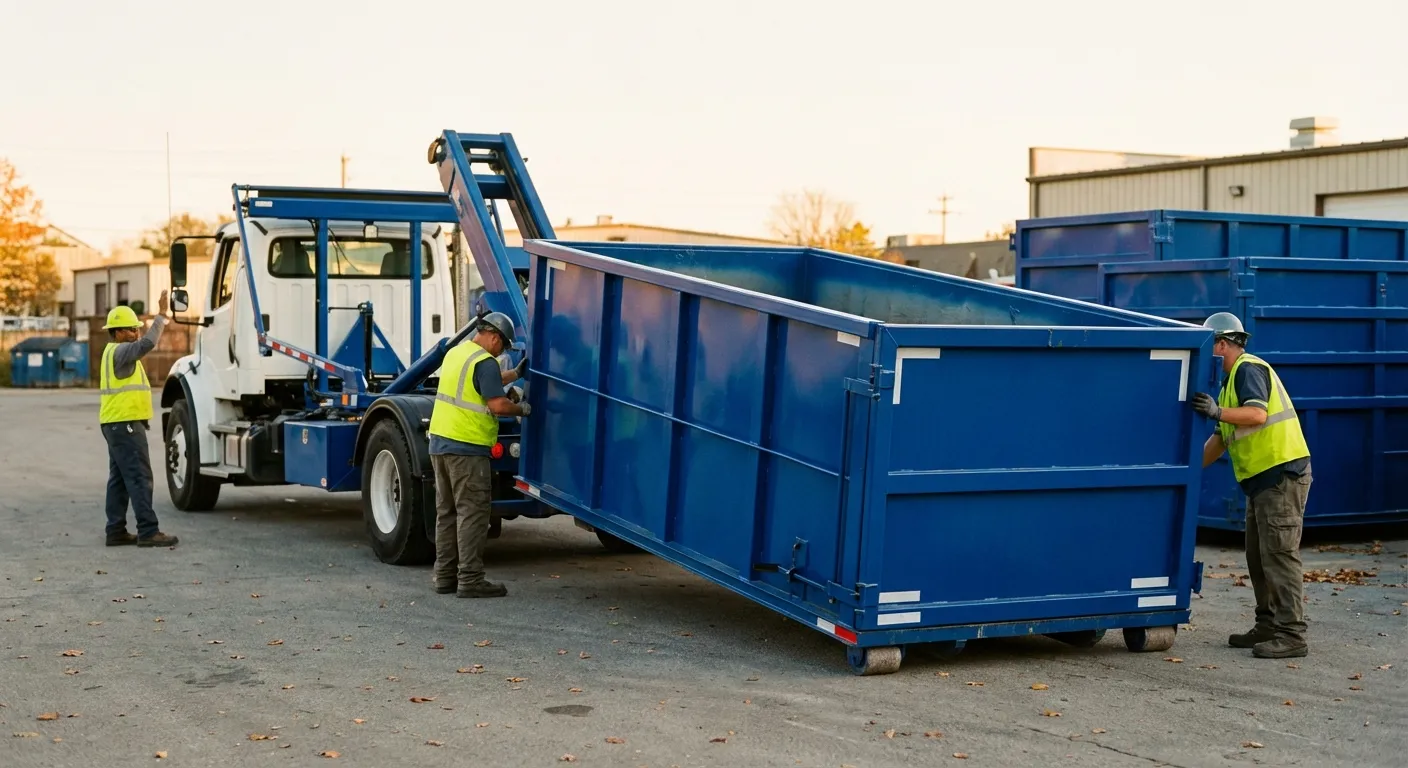 Commercial waste management and dumpster rental logistics in Chandler, AZ