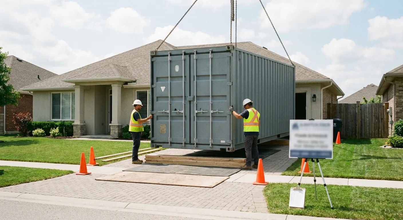 Safety inspection of dumpster placement site in Chandler, AZ