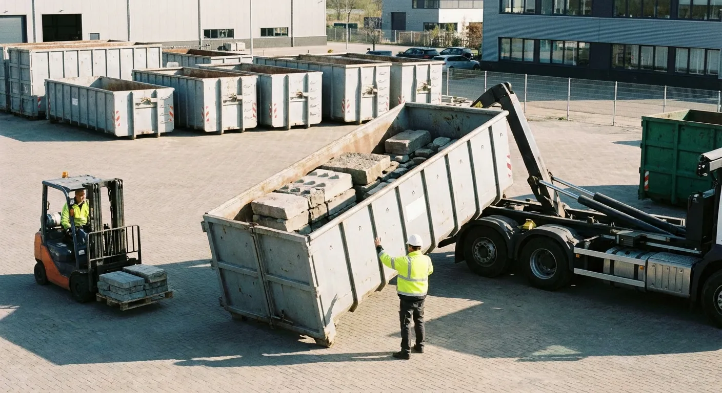 Heavy duty concrete dumpster specifications in Chandler, AZ